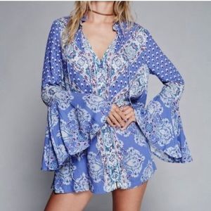 Free People Magic Mystery Tunic in Sky Large